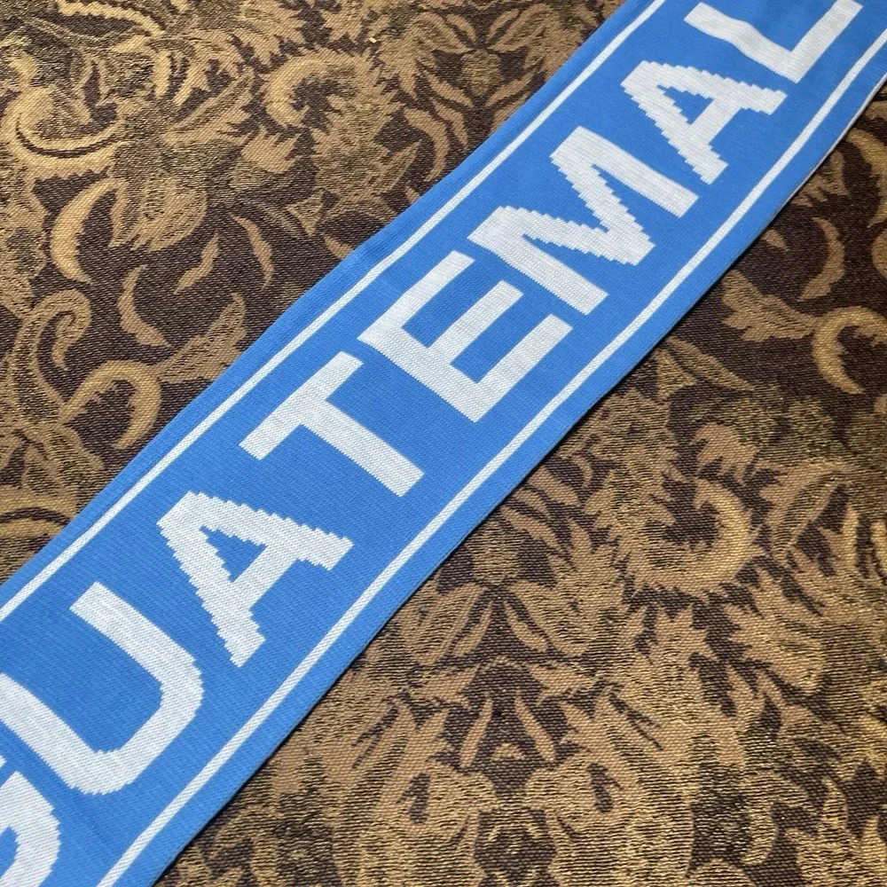 Guatemala Soccer Football Scarf Licensed New Blue White Double Sided New